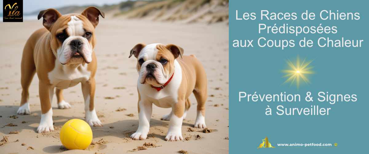 Races de chiens prédisposées aux coups de chaleur - Prévention et signes à surveiller